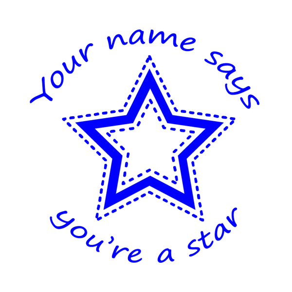 'Your name' says you're a star