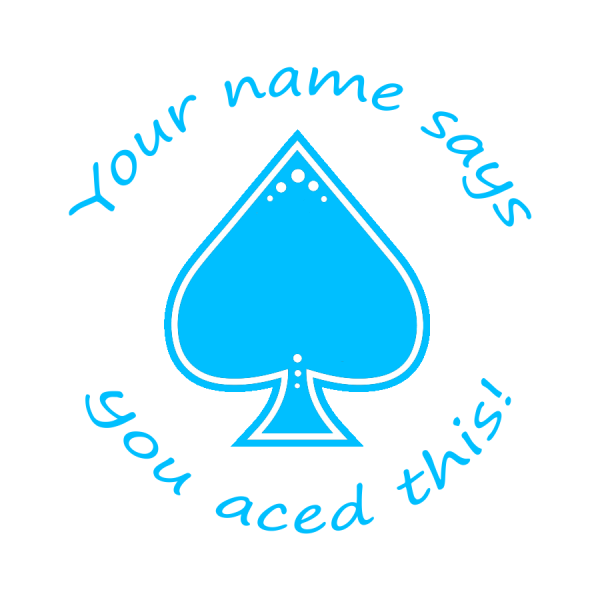 'Your name' says you aced this!