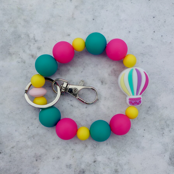 hot air balloon wristlet